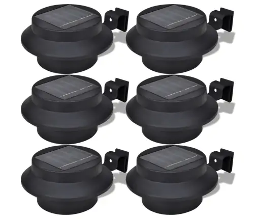 Āra Lampu Komplekts, 6 Gab., Melnas