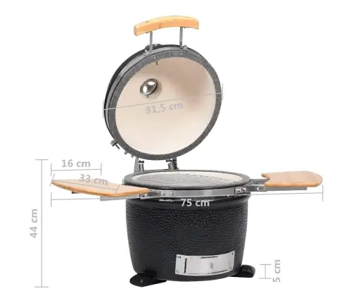 Kamado Grillahi Keraamiline 33 Cm