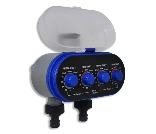 Elektronisks Dārza Automātiskais Ūdens Taimeris Ar Divām Izejām