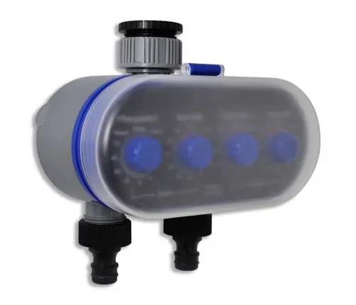 Elektronisks Dārza Automātiskais Ūdens Taimeris Ar Divām Izejām