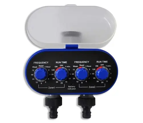 Elektronisks Dārza Automātiskais Ūdens Taimeris Ar Divām Izejām