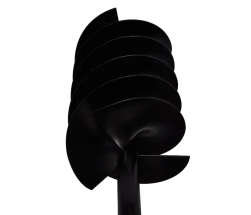 Zemes Urbis Ar Trīs Spirālēm, 180 Mm, Melns Tērauds