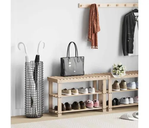 Kaks Ühes Jalatsiriiul Pingiga, Nulupuit