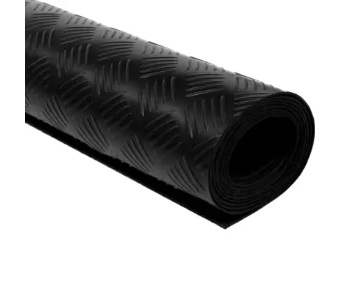 Grīdas Paklājiņš, Gumija, Neslīdošs, 5X1 M, Rūtiņu Raksts