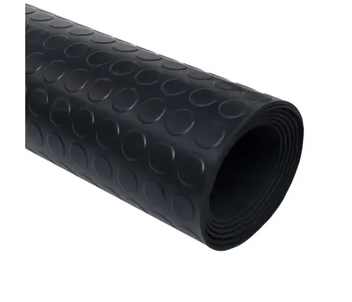 Grīdas Paklājs, Gumija, Neslīdošs, Ar Punktiem, 2 X 1 M Vidaxl