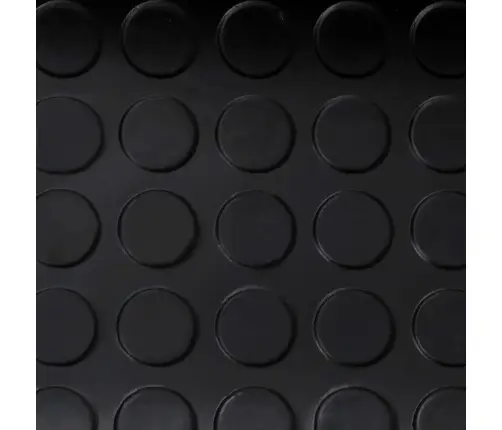 Grīdas Paklājs, Gumija, Neslīdošs, Ar Punktiem, 2 X 1 M Vidaxl