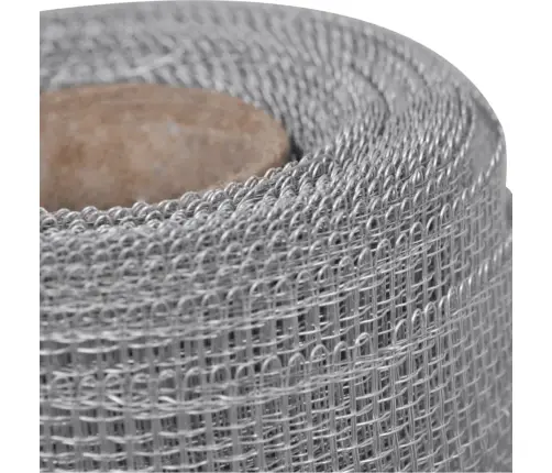 Võrkkate, Alumiinium, 100 X 1000 cm Hõbedane