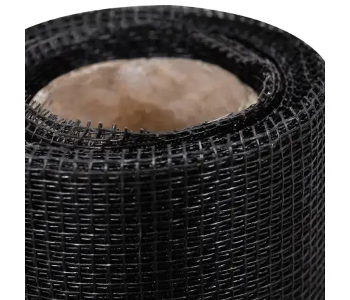 Siets, Stiklšķiedra, 100X1000 Cm, Melns Vidaxl