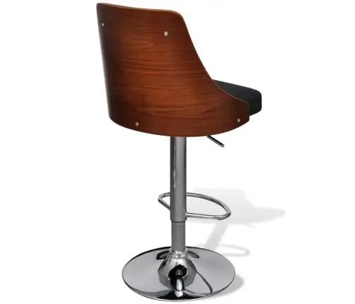 Bāra Krēsli, 2 Gab., Izliekts Koks Un Audums Vidaxl