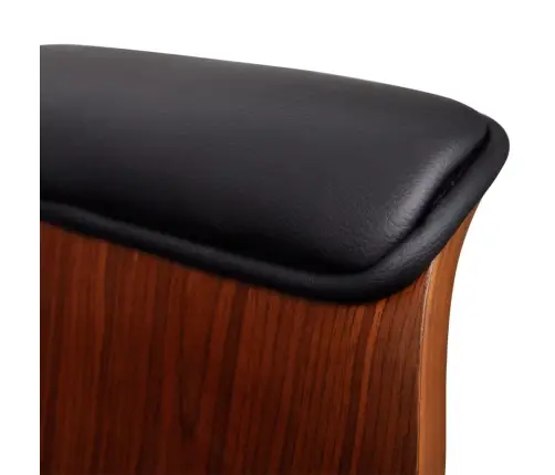 Supamasis Krėslas, Išlenkta Mediena Ir Dirbtinė Oda