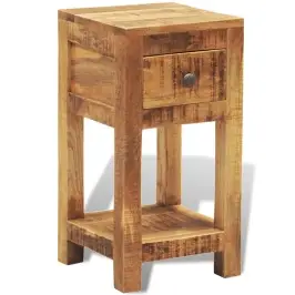 Naktsskapītis, 1 Atvilktne, Mango Masīvkoks  Vidaxl