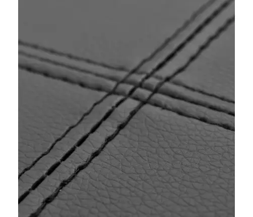 Juodas Kokybiškos Dirbtinės Odos Suoliukas