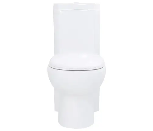 Stūra Tualetes Pods, Balta Keramika Vidaxl