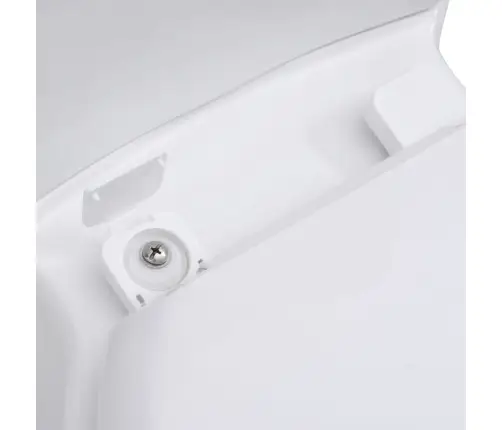 Stūra Tualetes Pods, Balta Keramika Vidaxl