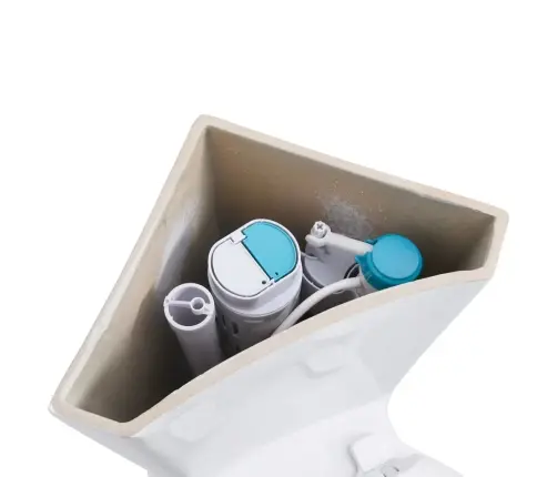 Stūra Tualetes Pods, Balta Keramika Vidaxl