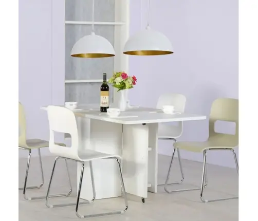 Lub. Šviestuvai, 2Vnt., Regul. Aukščio, Pusiau Sferiniai, Balt.