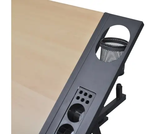 Braižymo Stalas Su Stalčiais, Pakeliamu Stalviršiu Ir Kėdute