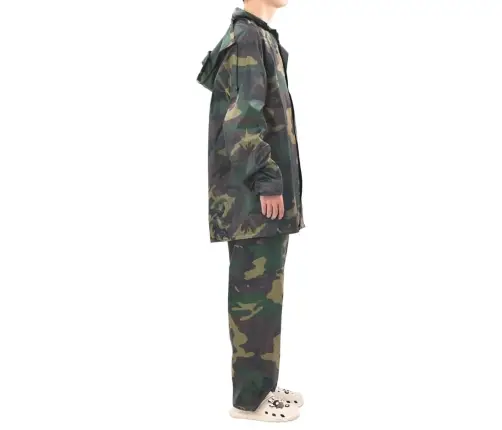 Meeste Vihmaülikond Kapuutsiga, Kaitsevärvi Xl