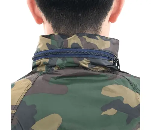 Kamufliažinis Vyriškas 2 Dalių Kostiumas Nuo Lietaus Su Gobtuvu, Xxl