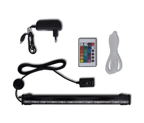 Iegremdējama Akvārija Led Burbuļlampa, Rgb, 32 Cm