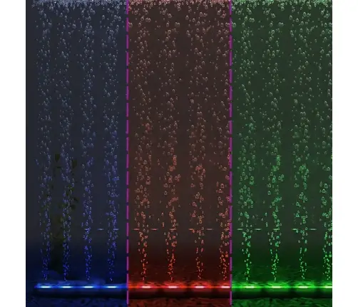 Iegremdējama Akvārija Led Burbuļlampa, Rgb, 32 Cm