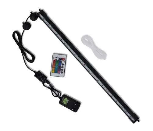 Akvārija Led Burbuļlampa, Rgb, 56,5 Cm