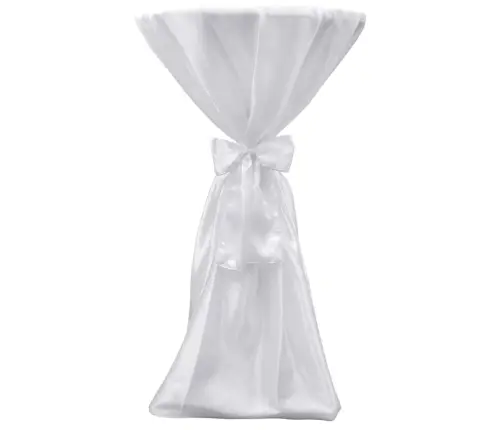 Balts Galdauts Stāvgaldiem 70 Cm Ar Lenti 2 Gab. Balts Galdauts Stāvgaldiem 70 Cm Ar Lenti 2 Gab.