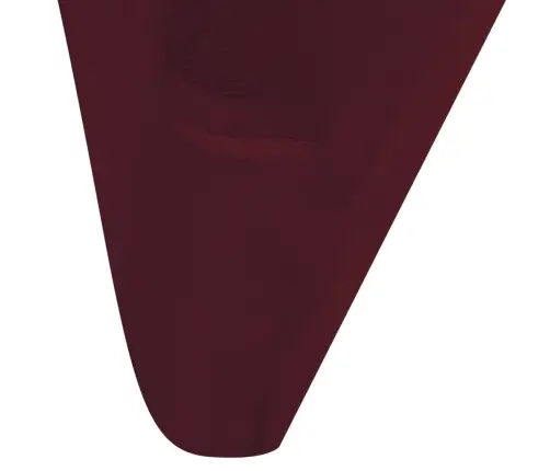 Elastīgs Krēsla Pārklājs Burgundijas Vīna Krāsā 6 Gab.