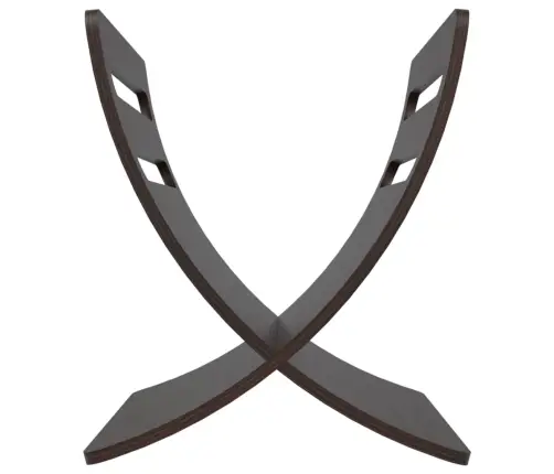 Žurnālu Turētājs, Brūns Koks  Vidaxl