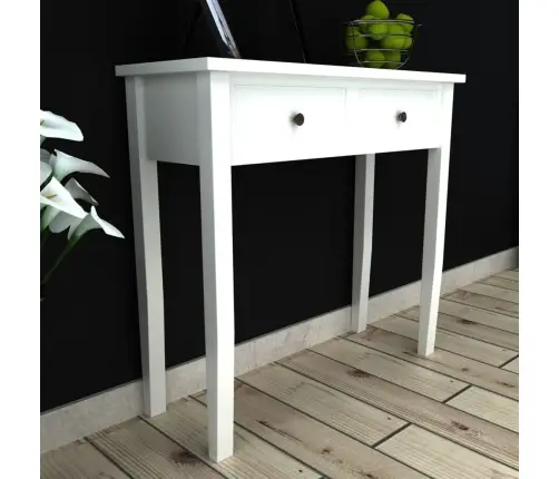 Konsoollaud Kahe Sahtliga, Valge