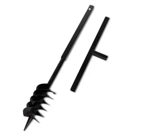 Terasest 120 Mm Maapuur Käepidemega Koos 5 M Pikendustoruga