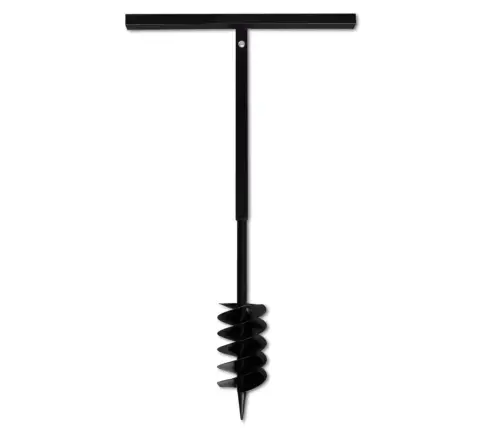 Terasest 120 Mm Maapuur Käepidemega Koos 5 M Pikendustoruga