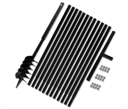 Zemes Urbis Ar Rokturi 120Mm Un Pagarinājuma Caurulēm 13M, Tērauds