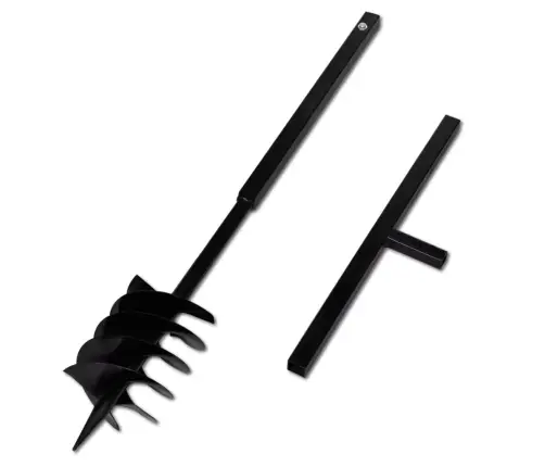 Terasest 180 Mm Maapuur Käepidemega Koos 5 M Pikendustoruga