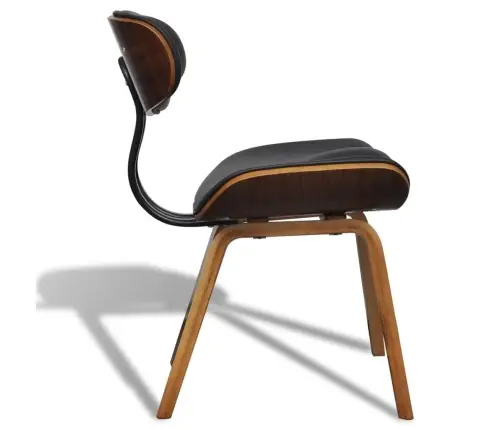 Virtuves Krēsli, 6 Gab., Liekts Koks Un Mākslīgā Āda Vidaxl