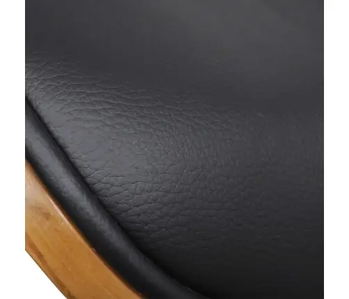 Virtuves Krēsli, 6 Gab., Liekts Koks Un Mākslīgā Āda Vidaxl