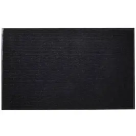 Melns Durvju Paklājs Pvc 90 X 60 Cm