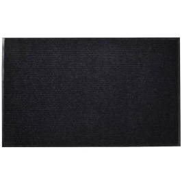 Melns Durvju Paklājs Pvc 90 X 120 Cm