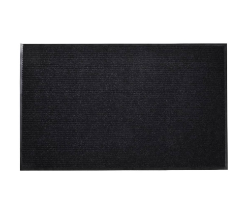 Melns Durvju Paklājs Pvc 90 X 120 Cm