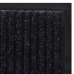Melns Durvju Paklājs Pvc 90 X 120 Cm