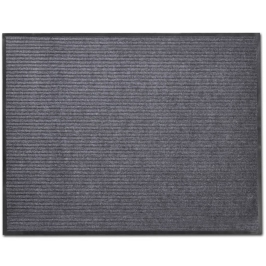 Pelēks Durvju Paklājs, Pvc 90 X 60 Cm