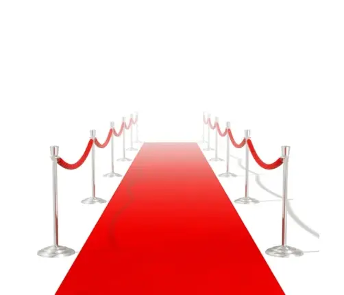 Sarkanais Paklājs 1 X 5 M, Īpaši Smags, 400 G/M2