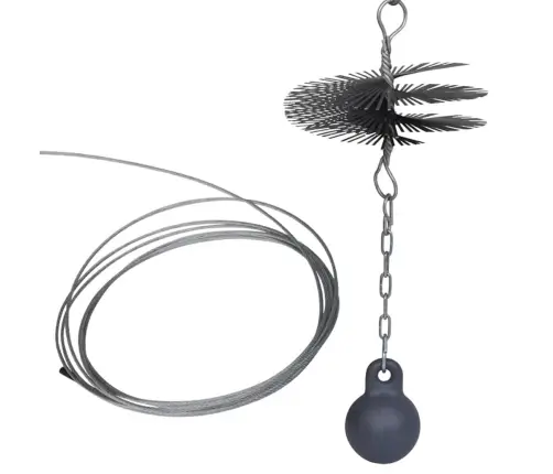 Drāšu Birste 15 Cm Ø Ar Atsvaru Un Auklu 15 M