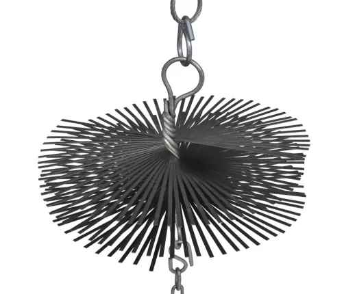 Drāšu Birste 25 Cm Ø Ar Atsvaru 1,41 Kg Un Auklu 15 M