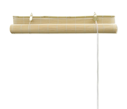 Ruļļu Žalūzija, Dabīgas Krāsas Bambuss, 80X160 Cm Vidaxl