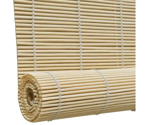Ruļļu Žalūzija, Dabīgas Krāsas Bambuss, 120X160 Cm Vidaxl