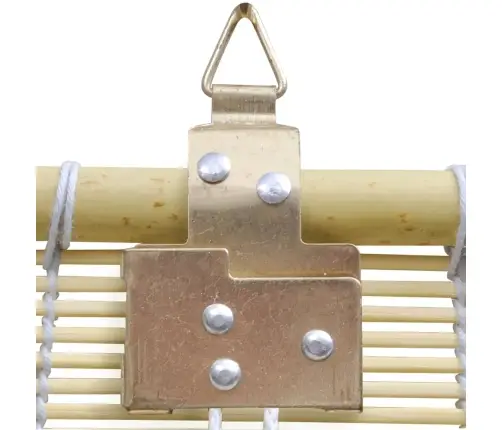 Ruļļu Žalūzija, Dabīgas Krāsas Bambuss, 140X160 Cm Vidaxl