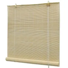 Ruļļu Žalūzija., Dabīgas Krāsas Bambuss, 150X220 Cm Vidaxl Ruļļu Žalūzija., Dabīgas Krāsas Bambuss, 150X220 Cm Vidaxl