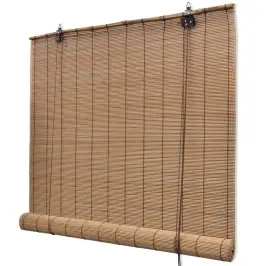 Ruļļu Žalūzija, Brūns Bambuss, 120X220 Cm Vidaxl Ruļļu Žalūzija, Brūns Bambuss, 120X220 Cm Vidaxl