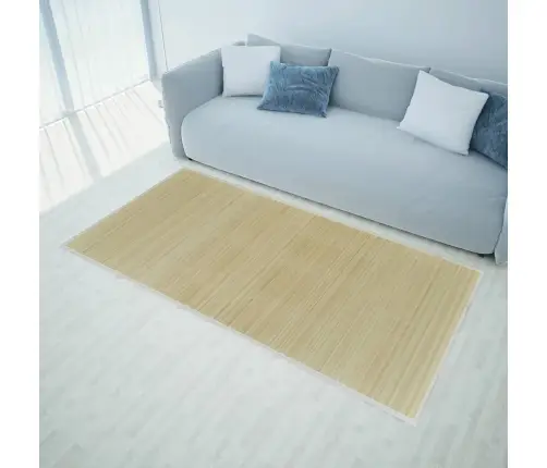 Paklājs, Taisnstūra, Dabīgs Bambuss, 80X200 Cm Paklājs, Taisnstūra, Dabīgs Bambuss, 80X200 Cm